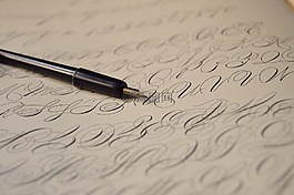 英語,書法,方法