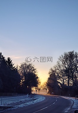 路,凍結(jié),上午