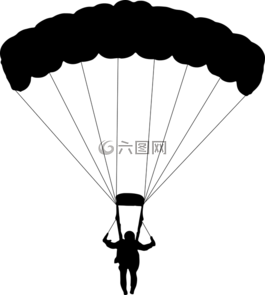 跳傘,降落傘,滑翔
