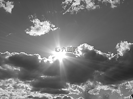 天空,云,太陽