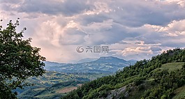景觀,bismantova,云