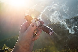 雪茄,香煙,吸煙