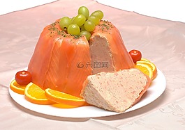 三文鱼,馅饼,熏制