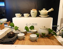杯子,茶具,場景