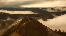 蒙大拿州,山,路