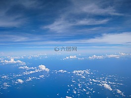 空中拍摄的照片,天空,白