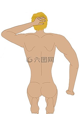繪圖,男子,2