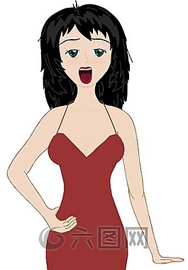 婦女,繪圖,2