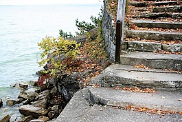 石,樓梯,早上
