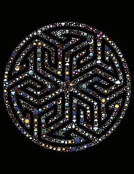 符號,車輪,曼陀羅