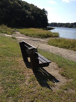 長凳,公園,安靜