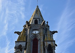 鐘塔,教堂meillac,時鐘