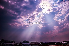 云,天空,反射