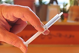 手,手指,注射器
