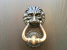 鐘,入戶門,門