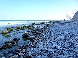 波羅的海,海灘,石頭