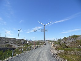 挪威,風,風力發(fā)電機組
