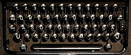 打字機,鍵盤,信件
