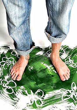 顏色,漆,綠色