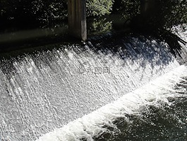 河,壩,瀑布