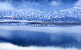 冬天,雪,白