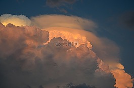 云,氣氛,大氣