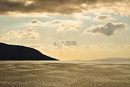 景觀,山,陰影
