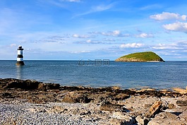 penmon,海滩,点
