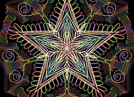 明星,曼陀羅,模式