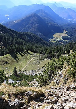 山景观,山,高山