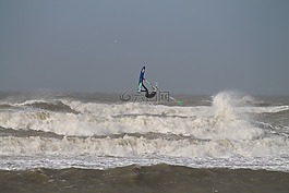 海,男子,海灘