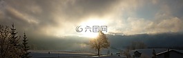 太陽,光,云