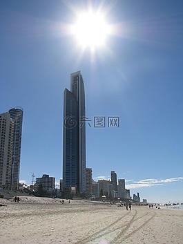 海灘,布里斯班,澳大利亞