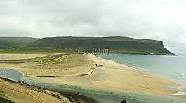 冰岛,海滩,悬崖
