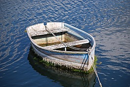 船,海,小船