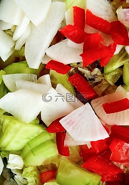 沙拉,蔬菜,生菜