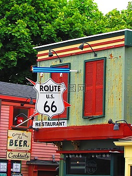 66 號公路,緬因州,餐廳