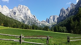 展覽中心 di primiero,山,特倫蒂諾