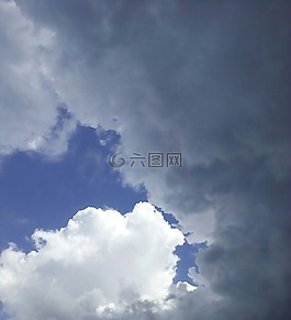 云,藍(lán)色,美麗