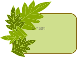 邊境,綠色,葉子