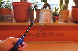 打火機(jī),火焰,點(diǎn)燃
