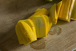 黃色,廚房,食品