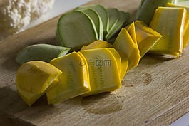 黃色,廚房,食品