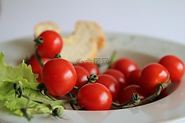 吃,蕃茄,食品