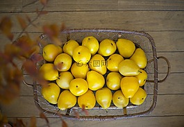 梨,籃,木材