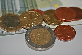 錢,歐元,貨幣