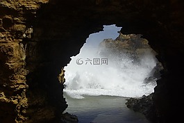 洞穴,海,侵蝕