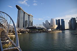 新加坡,螺旋橋,濱海灣