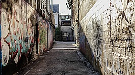 城市,胡同,涂鴉