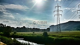 太陽(yáng),水,桅桿